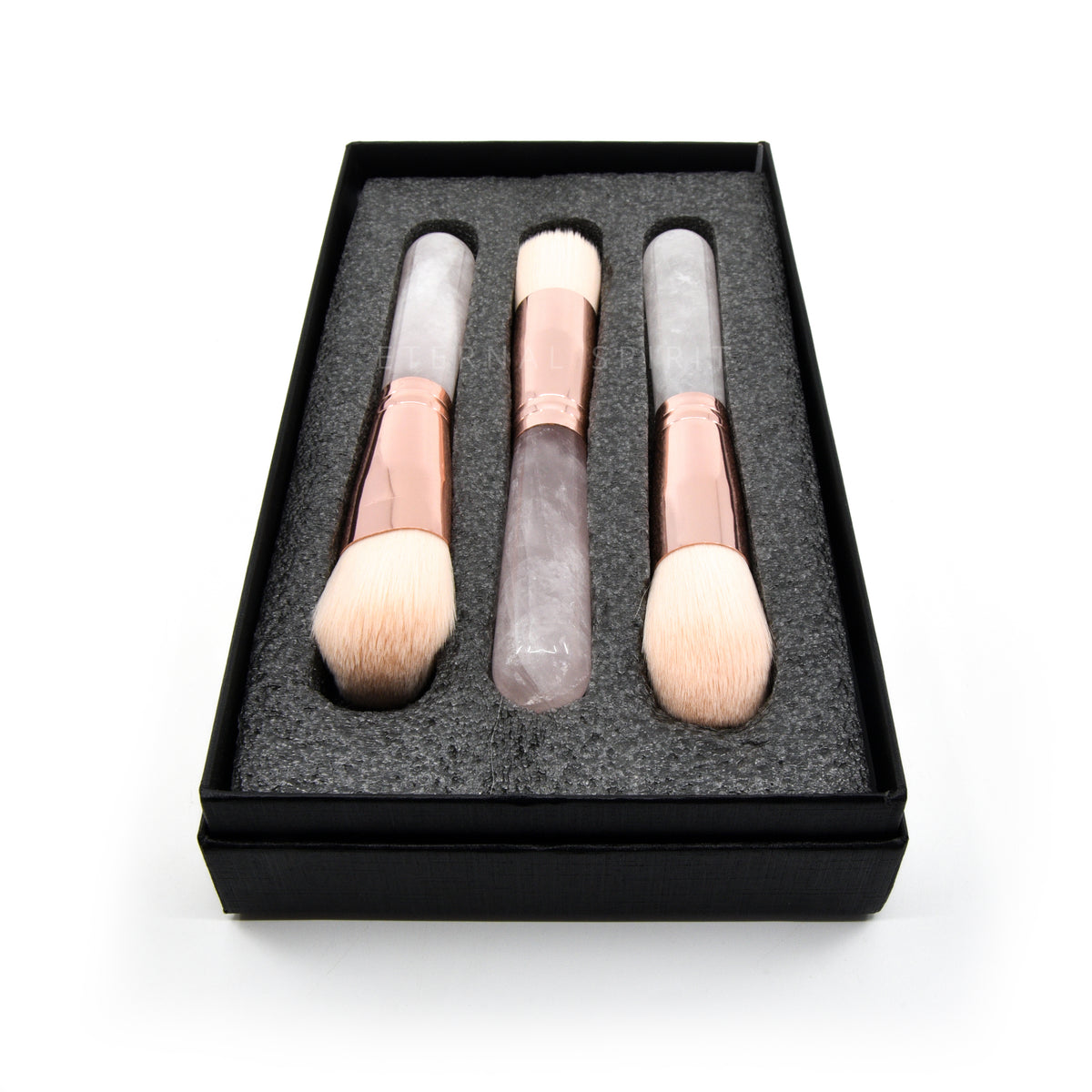 Crystal "Quartz (Rose)" Makeup Brush Set The Eternal Spirit