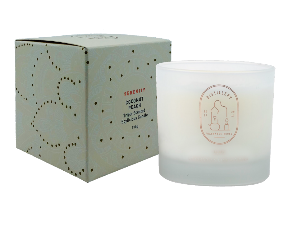DISTILLERY SOY CANDLE - COCONUT PEACH